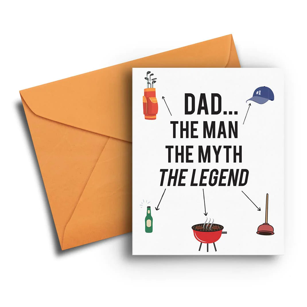 Dad...The Man The Myth The Legend Greeting Card