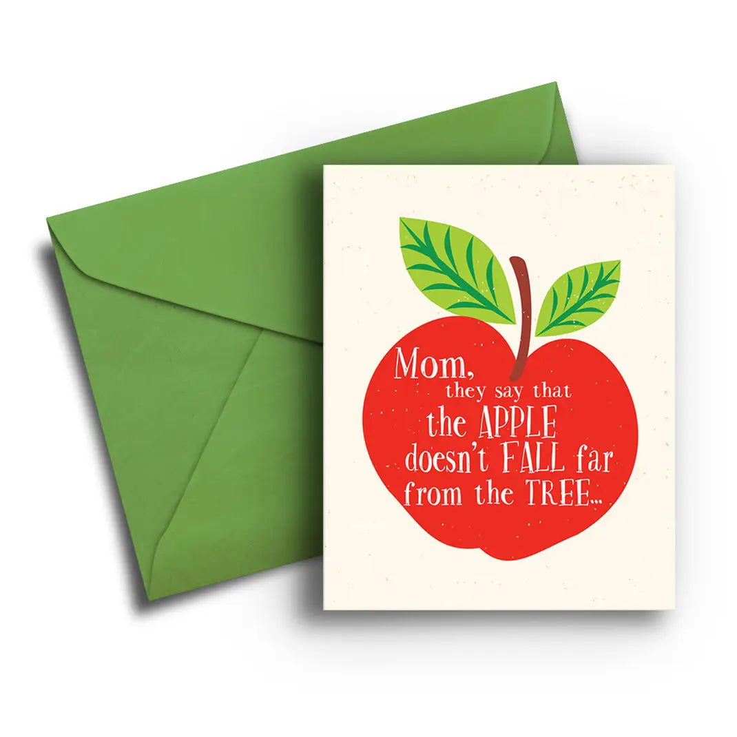 Apple Doesn't Fall Far Mother's Day Greeting Card