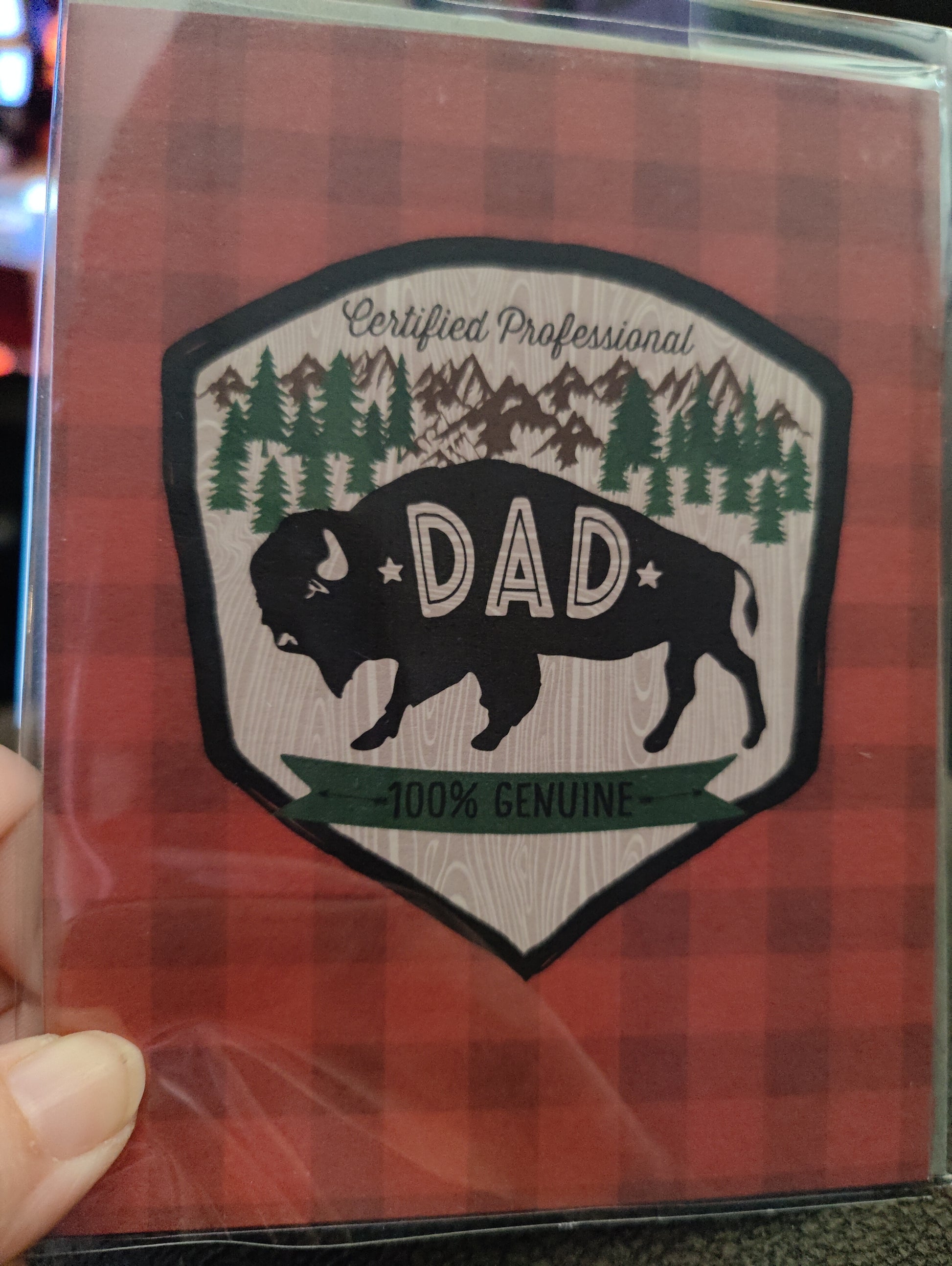 Certified Professional Dad Greeting Card