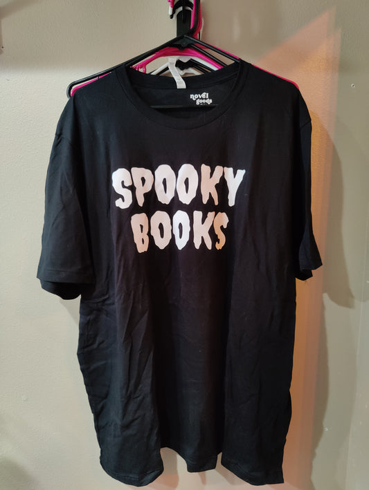Spooky Books Black Shirt