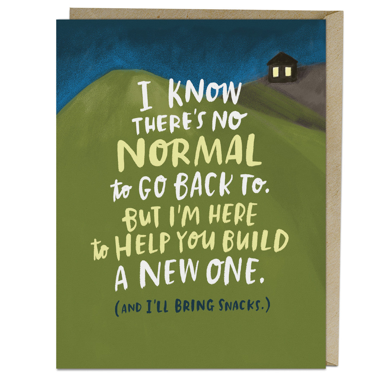 No Going Back to Normal Empathy Card