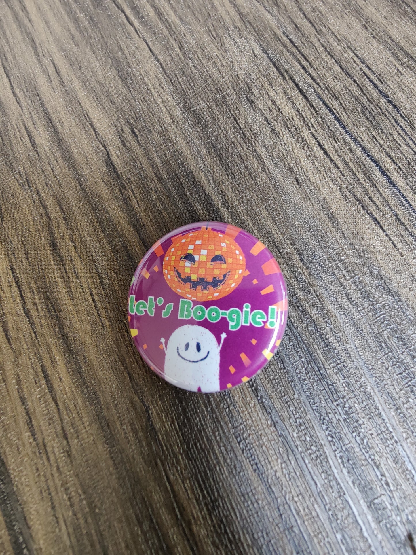 Let's Boo-gie! Button