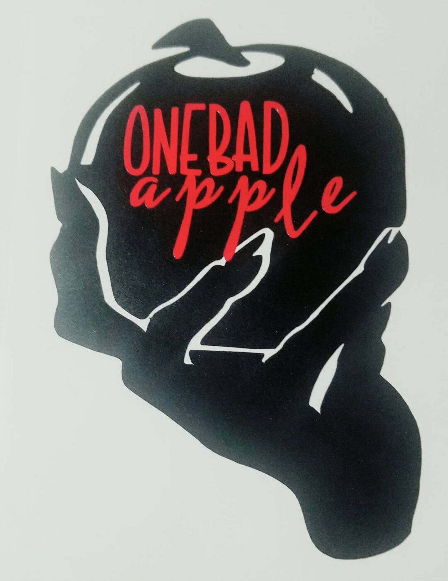 Evil Queen Poison Apple: One Bad Apple Vinyl Decal